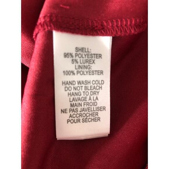 Lulus Ailey Dress Twist Back Skater Red S NWT - Picture 9 of 12